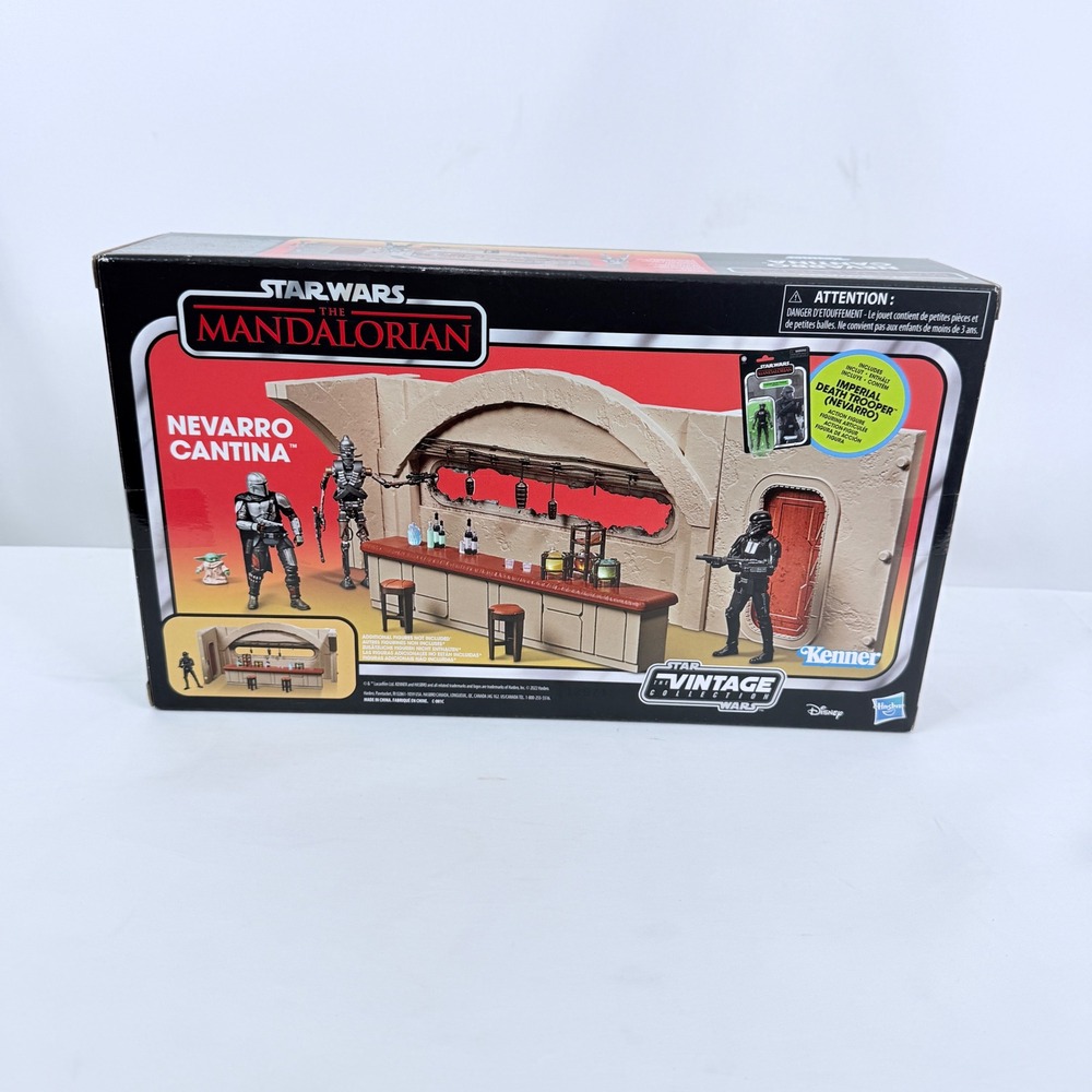 Star Wars Vintage Collection Nevarro Cantina Playset Mandalorian Death Trooper